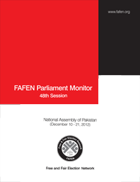 FAFEN Parliament Monitor National Assembly of Pakistan 48th Session Report