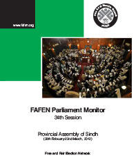 Provincial Assembly of the Sindh: 34th Session Report