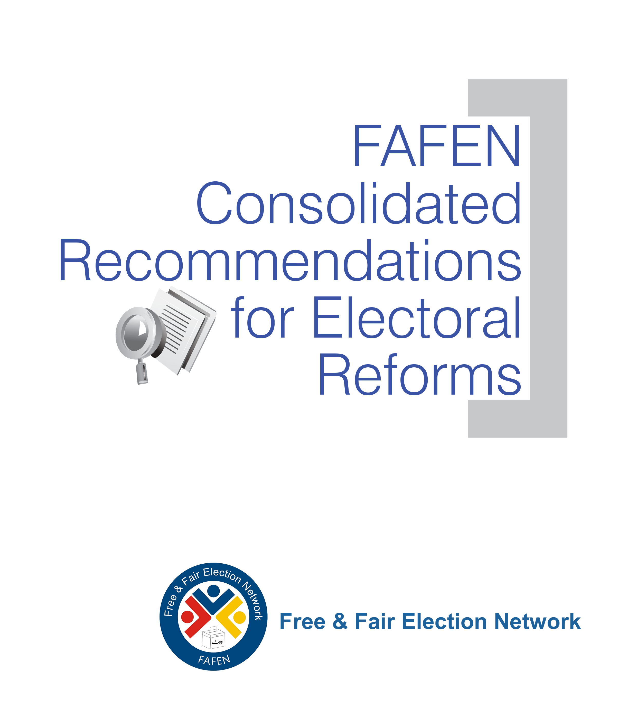 FAFEN Recommendations for Electoral Reforms (English Version)