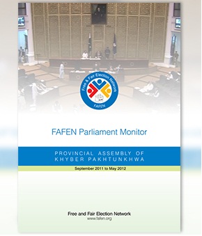 FAFEN Parliament Monitor Provincial Assembly of Khyber Pakhtunkhwa Annual Report 2011-2012