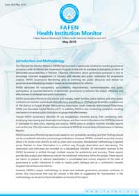 A Report based on monitoring of 110 Basic Health Units across Pakistan in April 2010