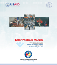 FAFEN Violence Monitor Political and Electoral Violence in Pakistan Report