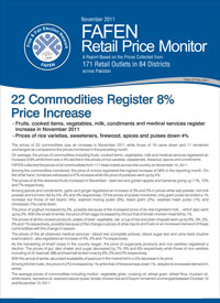 22 Commodities Register 8% Price Increase