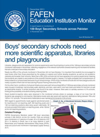 Boys Secondary Schools need more Scientific Apparatus, Libraries and Playgrounds
