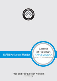 FAFEN Parliament Monitor Senate of Pakistan 77th Session Report