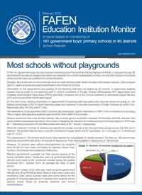 Most Schools in 85 Districts Without Playgrounds