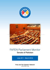FAFEN Parliament Monitor Senate of Pakistan Annual Report 2011-2012
