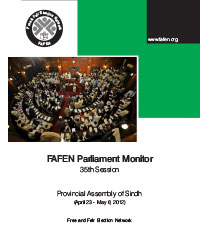 Provincial Assembly of the Sindh: 35th Session Report