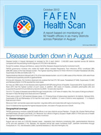 Disease Burden Down in August