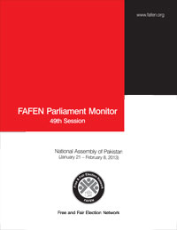 FAFEN Parliament Monitor National Assembly of Pakistan 49th Session Report