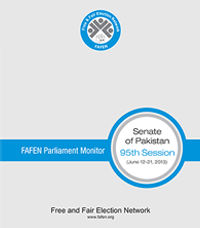 FAFEN Parliament Monitor – Senate of Pakistan 95th Session
