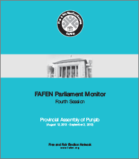 FAFEN Parliament Monitor – 4th Session Provincial Assembly of Punjab Report