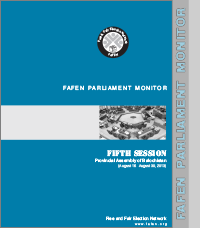 FAFEN Parliament Monitor – Provincial Assembly of Balochistan 5th Session Report
