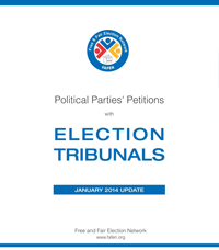 Political Parties’ Petitions with Election Tribunals – January 2014 Update