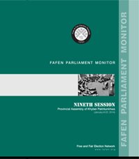 FAFEN Parliament Monitor: 9th Session Provincial Assembly of Khyber Pakhtunkhwa (January 6-22, 2014)