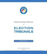 Political Parties’ Petitions with Election Tribunals June 2014 Update