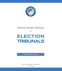 Political Parties’ Petitions with Election Tribunals September 2014 Update