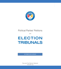Political Parties’ Petitions with Election Tribunals – October 2014 Update