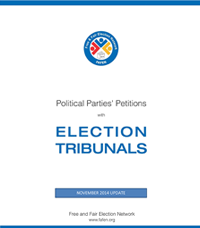 Political Parties’ Petitions with Election Tribunals – November 2014 Update
