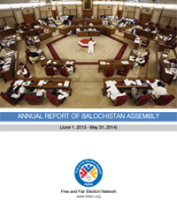 FAFEN Parliament Monitor: Annual Report of Balochistan Assembly (June 1, 2013 – May 31, 2014)