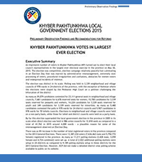 FAFEN’s Preliminary Observation Findings of the KP Local Government Elections 2015