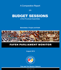 A Comparative Report on the Budget Sessions of the Provincial Assemblies: Balochistan, Punjab and Sindh