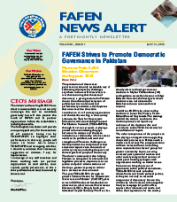 FAFEN News Alert – Fortnightly Newsletter – Issue 1