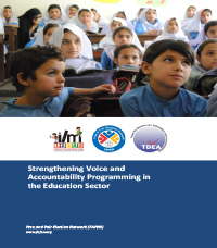 Strengthening Voice and Accountability Programming in the Education Sector