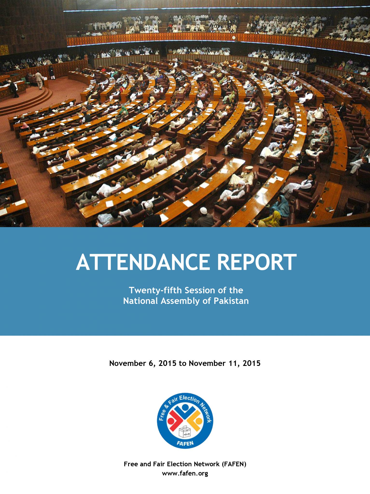 National Assembly 25th Session Attendance Report Card