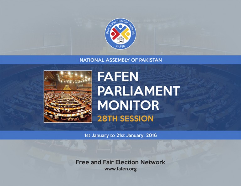 FAFEN Parliament Monitor National Assembly of Pakistan 28th Session Report