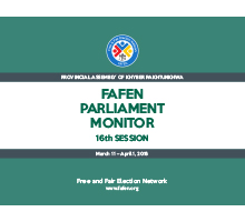 FAFEN Parliament Monitor Provincial Assembly of Khyber Pakhtunkhwa 16th Session Report