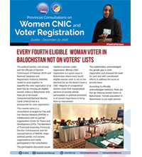 Every Fourth Eligible Woman Voter in Balochistan Not on Voters’ Lists