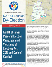 NA-154 Lodhran By-Election: FAFEN Observes Peaceful Election Campaign amid Violations of Elections Act, 2017 and Code of Conduct