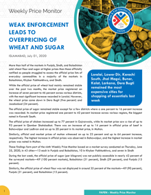Weak Enforcement Leads to Overpricing of Wheat and Sugar