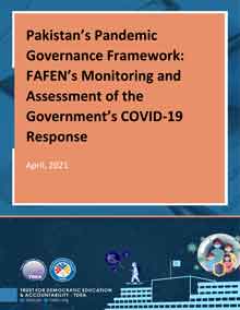 FAFEN Emphasizes Short-Term Strategic Approach to Deal with Pandemic Governance