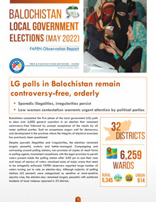 LG Polls in Balochistan Remain Controversy-Free, Orderly