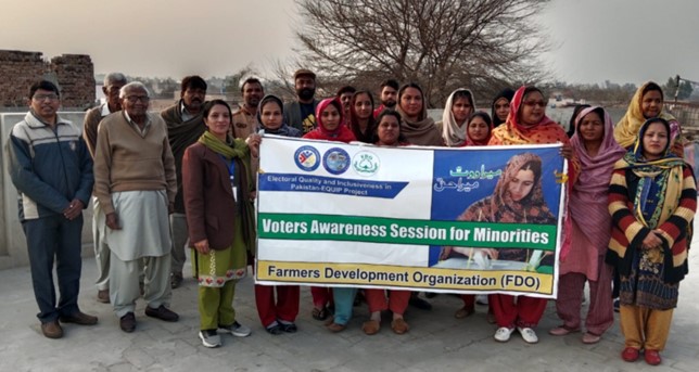 Voter Awareness Sessions Held with Minorities