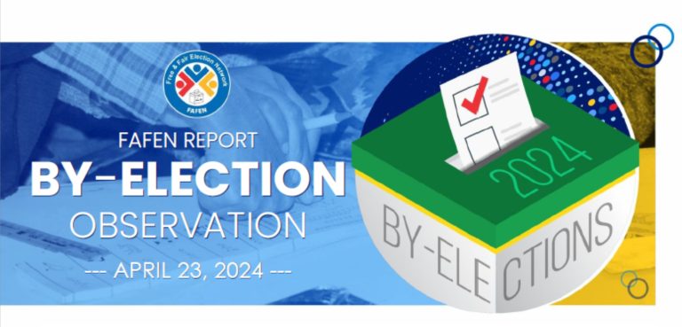 FAFEN REPORT ON BY-ELECTION OBSERVATION 2024